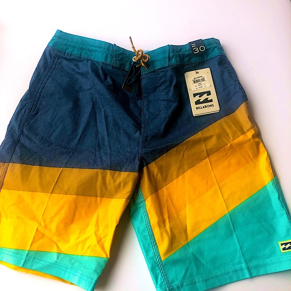 Billabong Other - Billabong Slice Lo Tides Big Boy Boardshorts 30 x 20 Multi colored